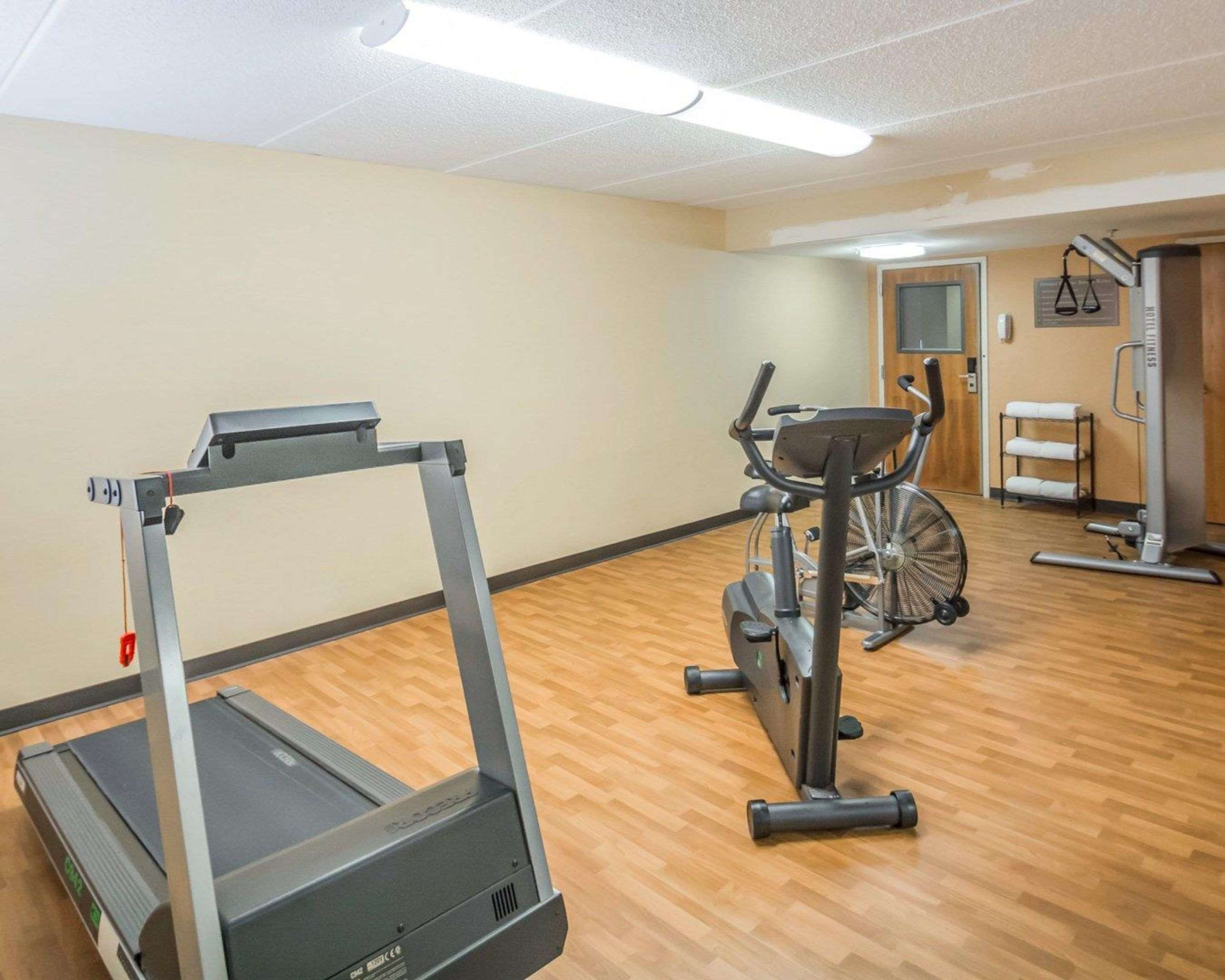 Fitness center with cardio equipment
