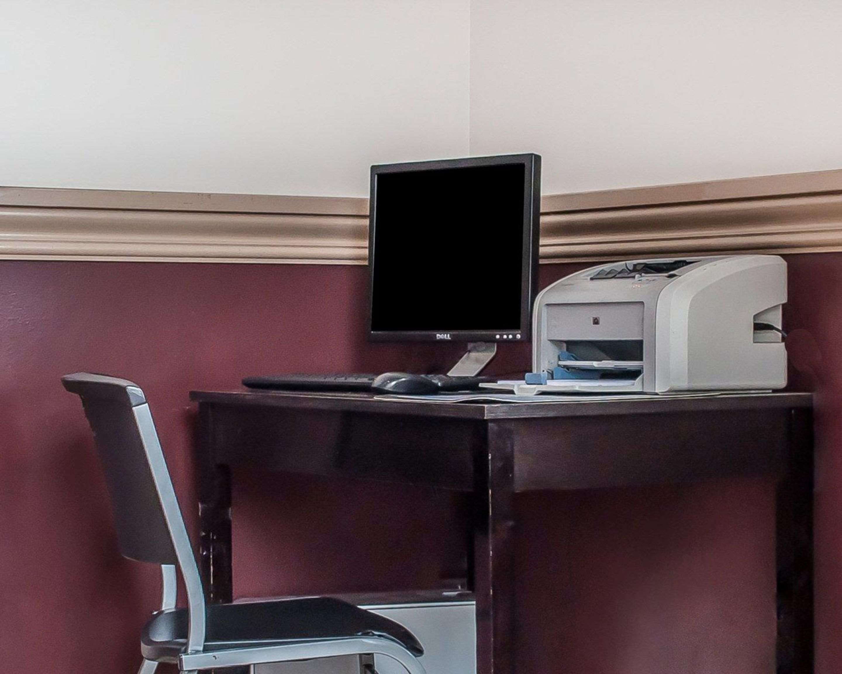 Business center with high-speed Internet access