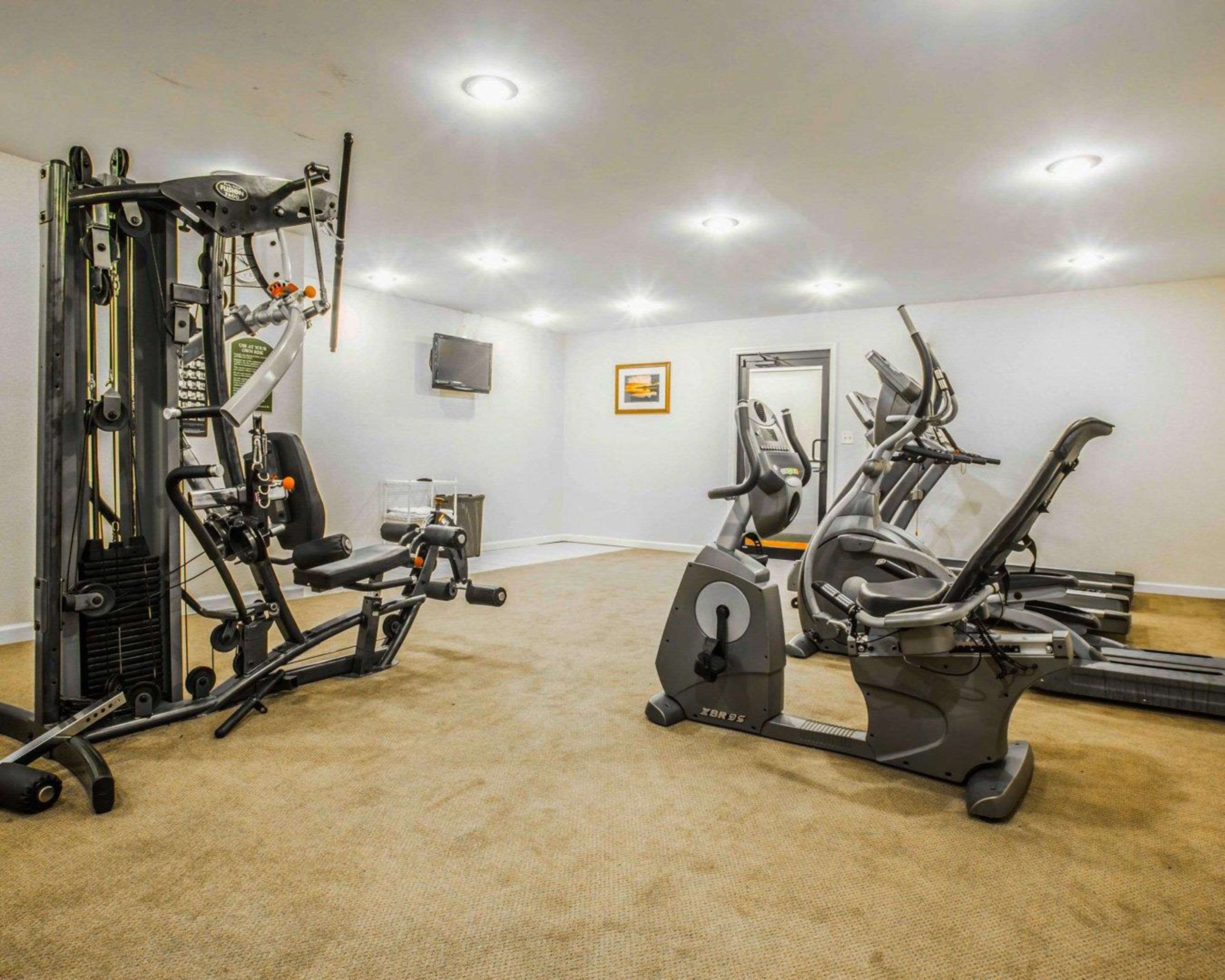 Fitness center with television | Clarion Inn & Suites at the Outlets of Lake George