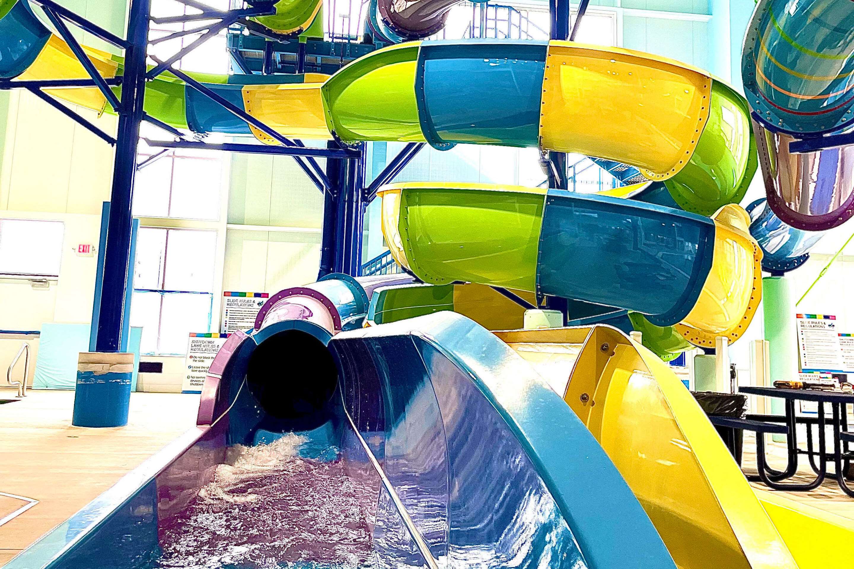 Splash Zone Slides | Clarion Hotel & Suites Riverfront Oswego