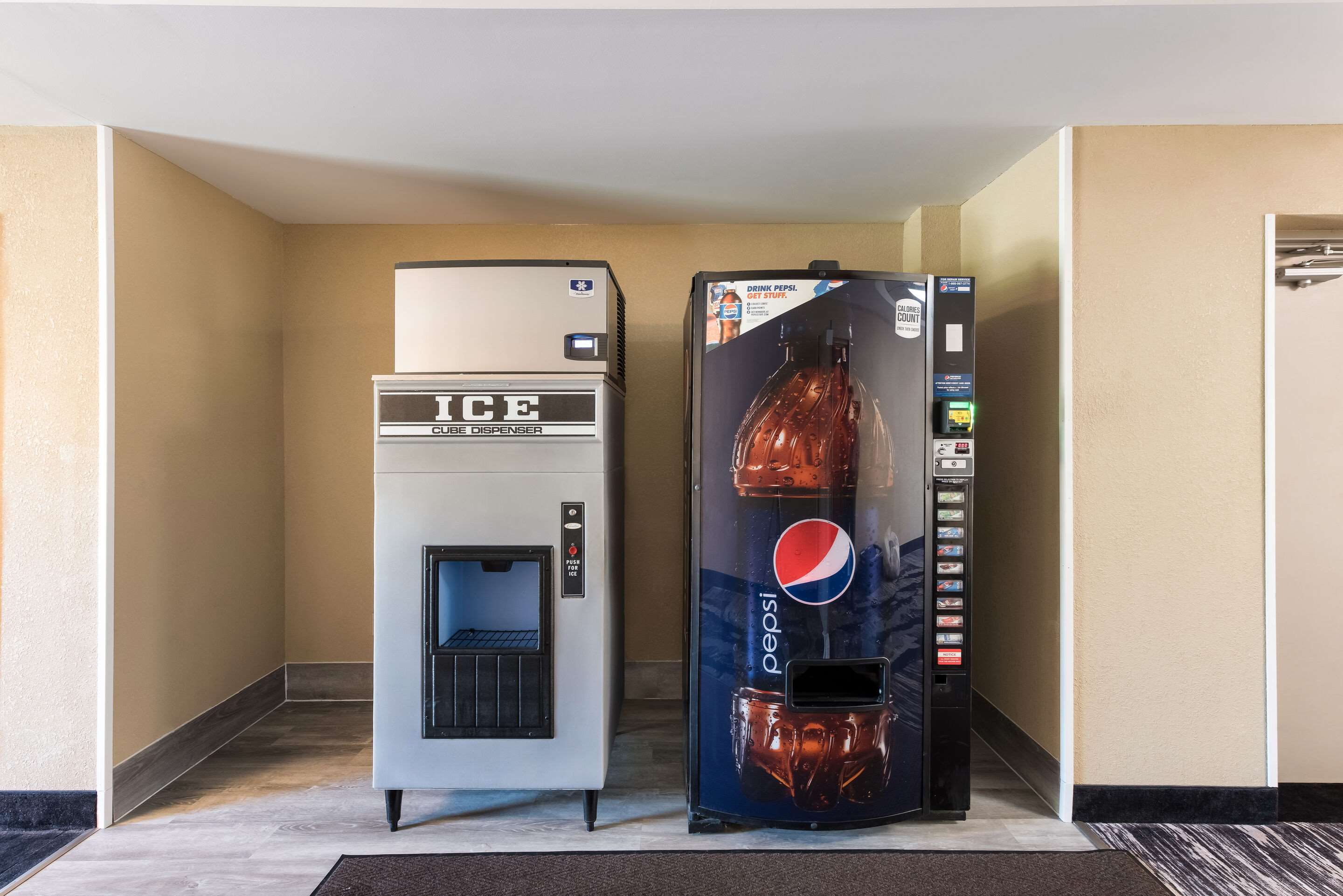 Hotel vending area