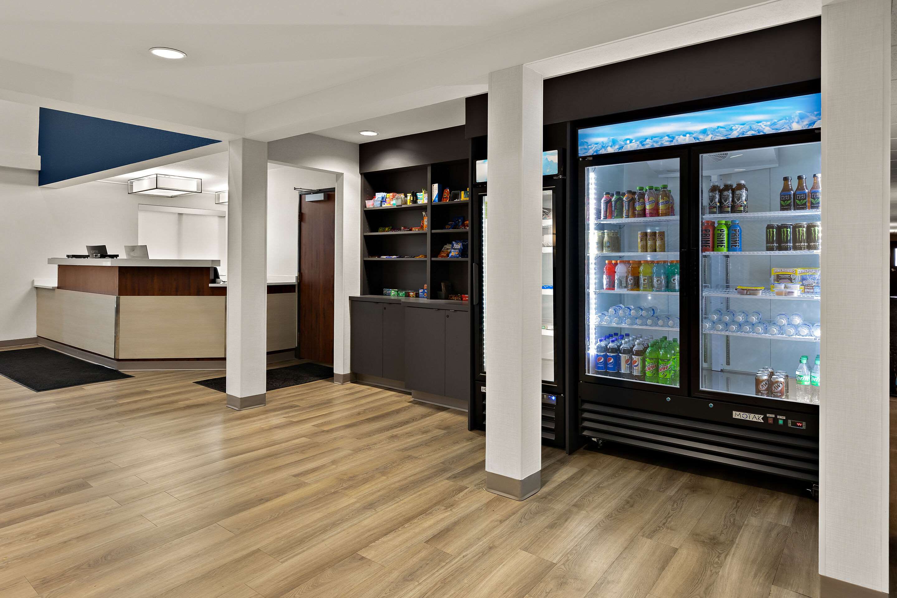 Hotel vending area
