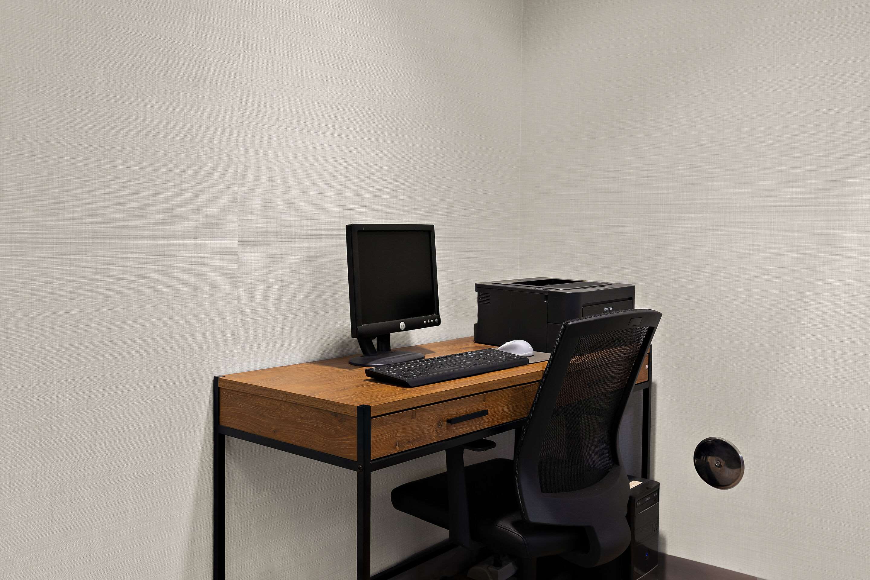 Computer in the lobby