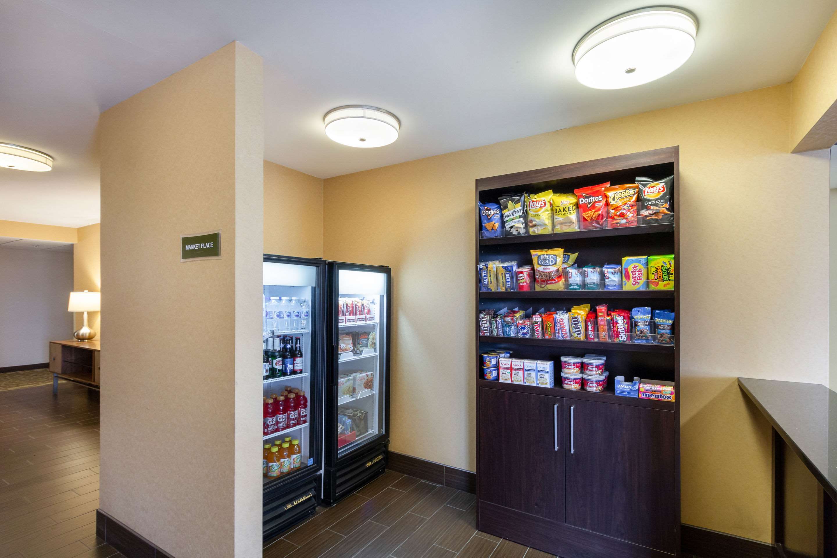 Hotel vending area