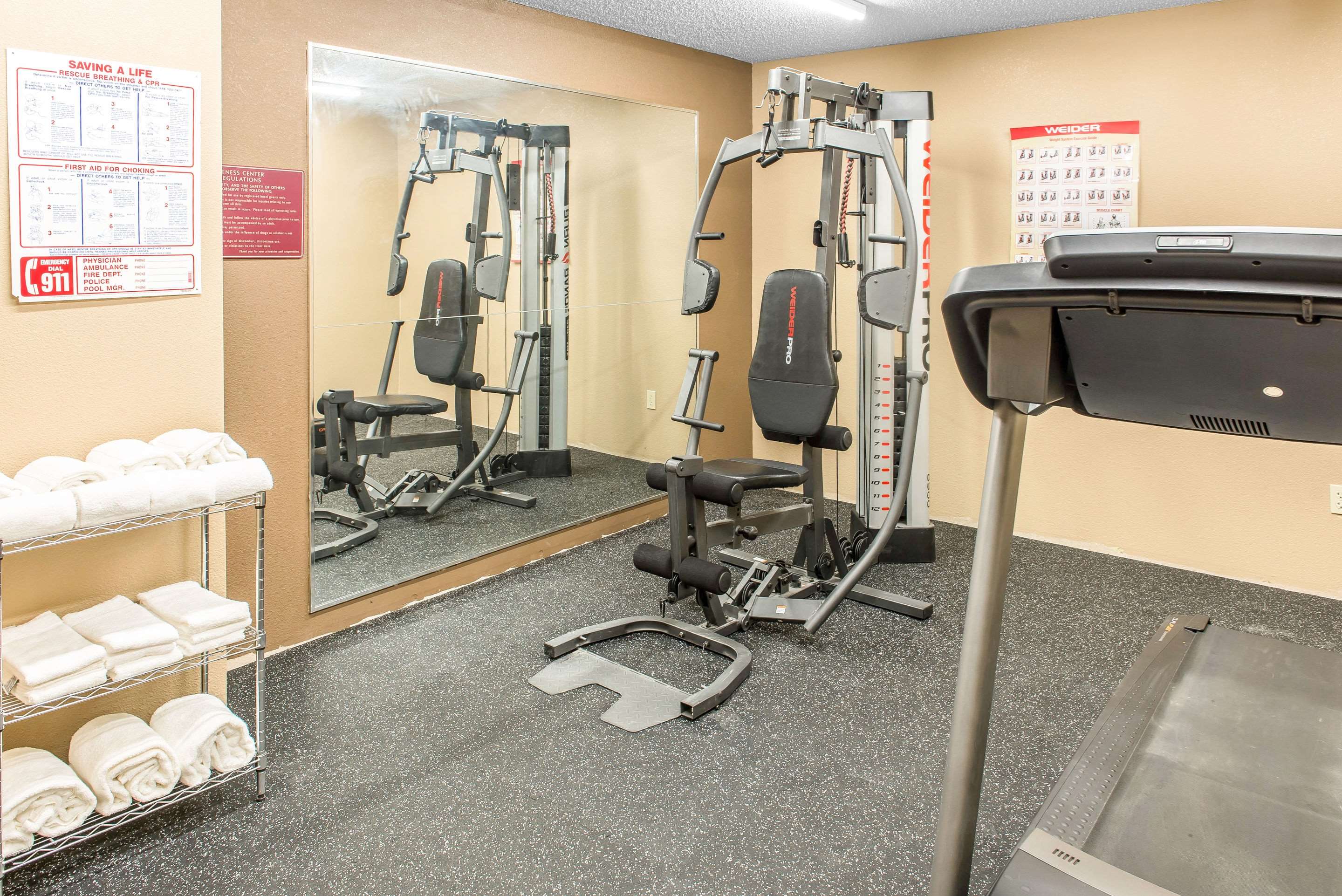 Fitness center | Quality Inn & Suites Columbus West - Hilliard