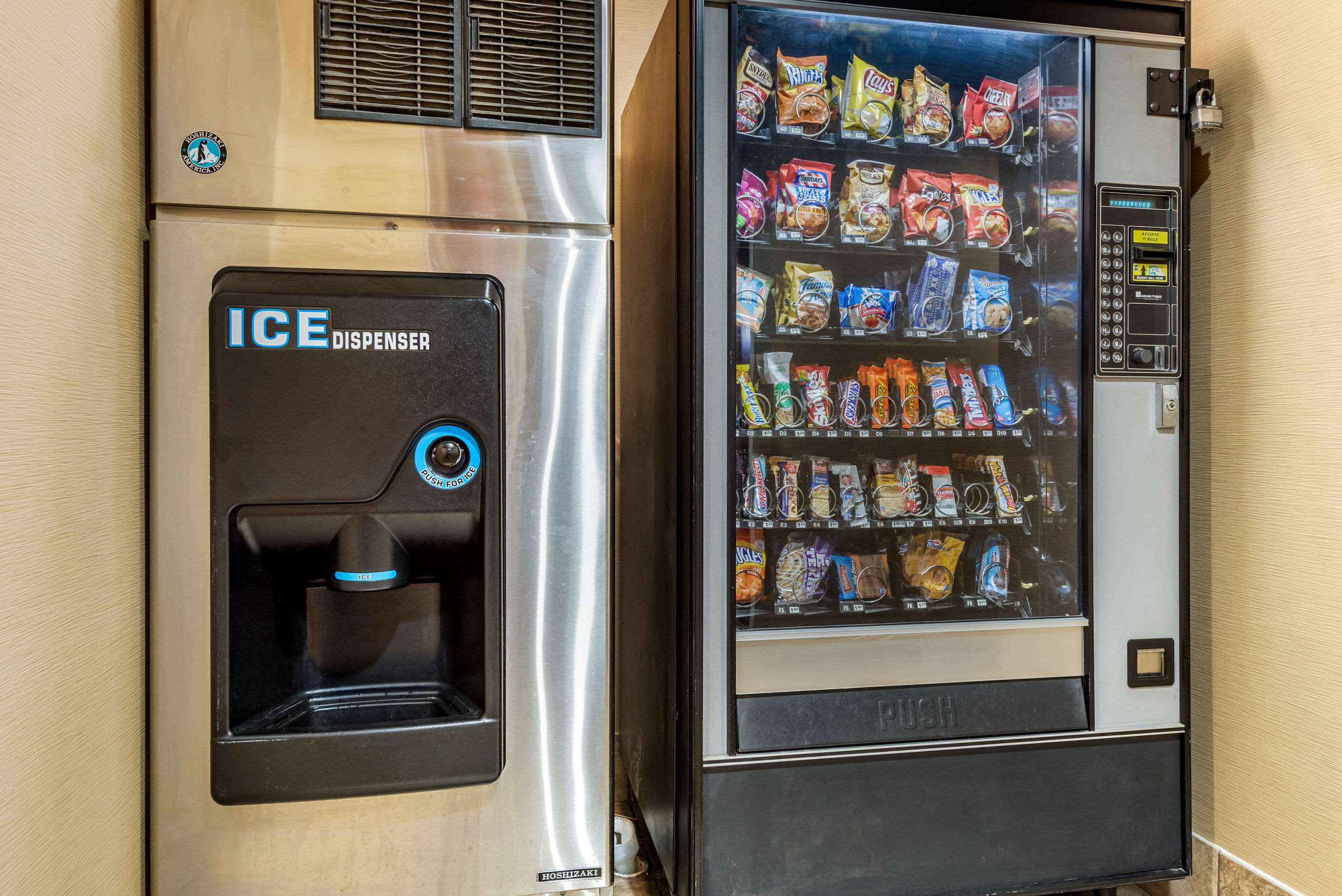 Hotel vending area