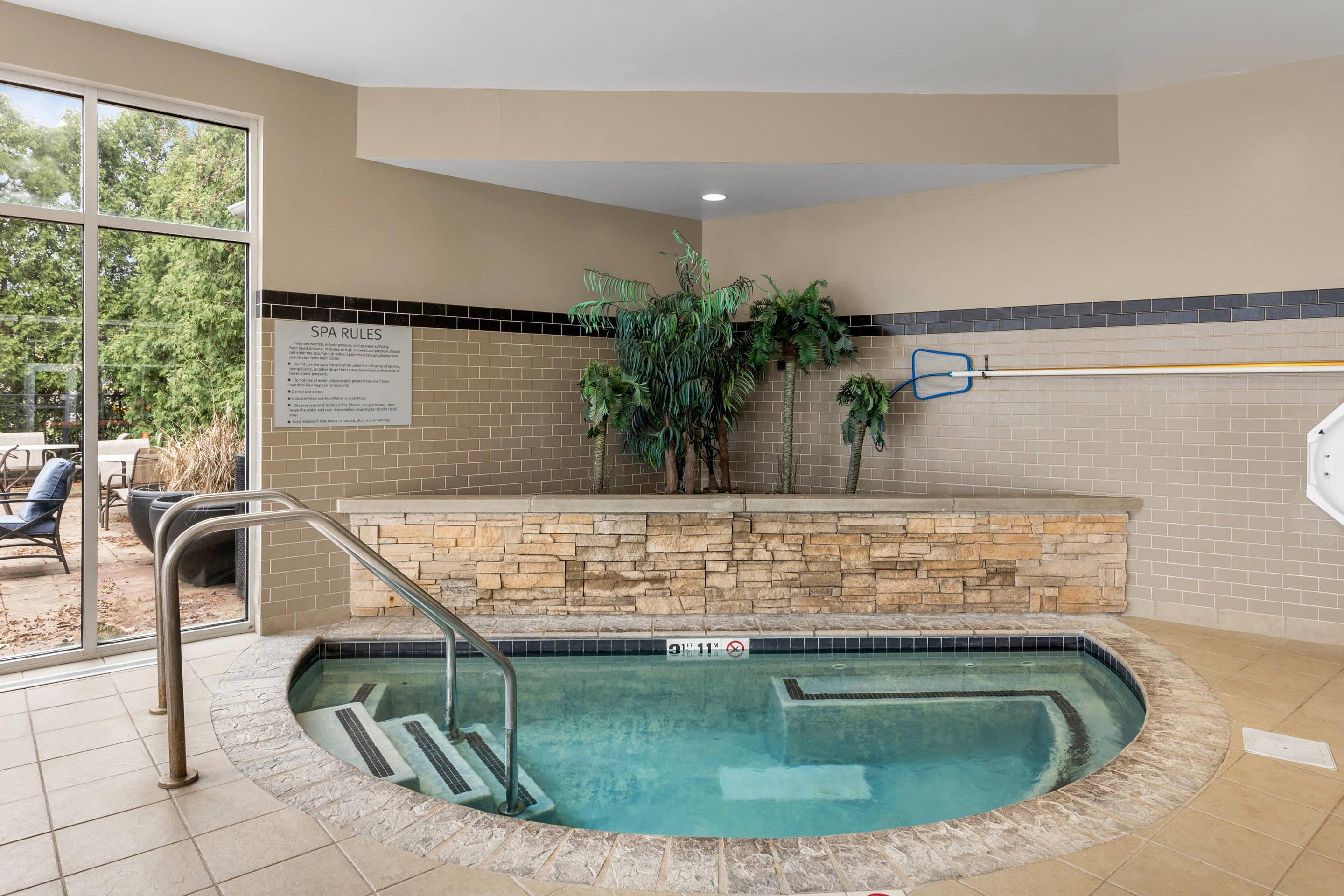 Indoor pool with hot tub | Cambria Hotel Columbus - Polaris