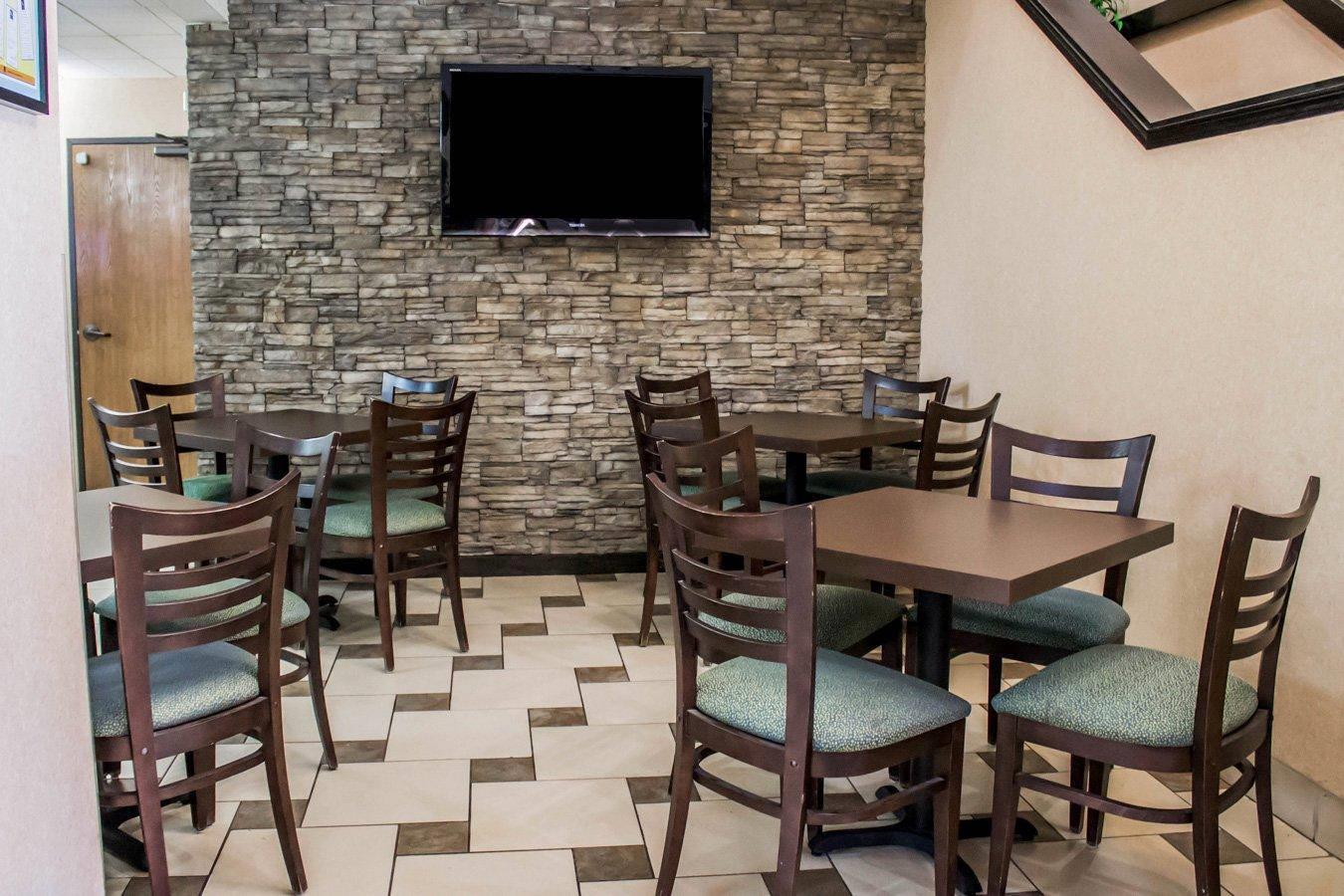 Enjoy breakfast in this spacious area