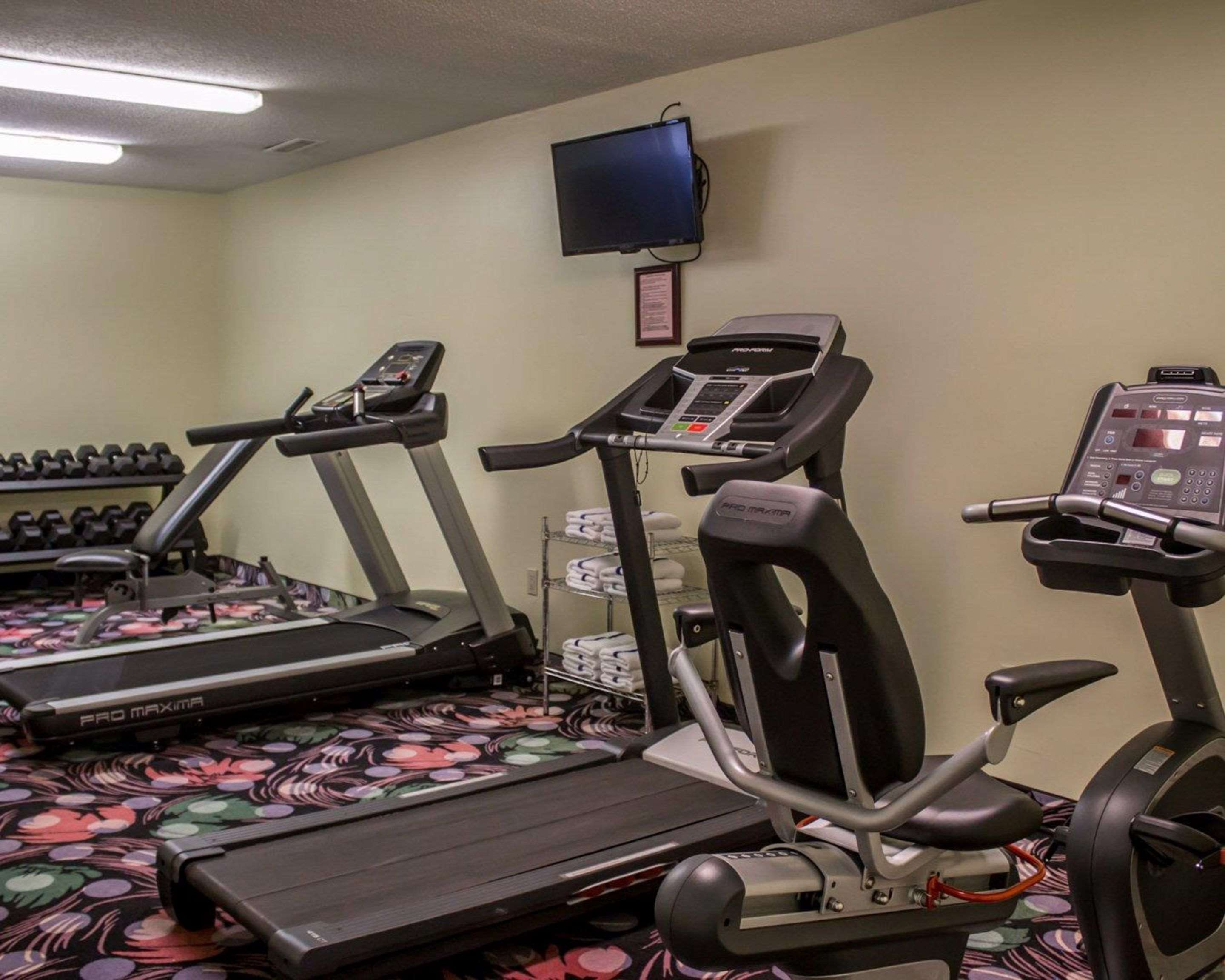 Fitness center with cardio equipment