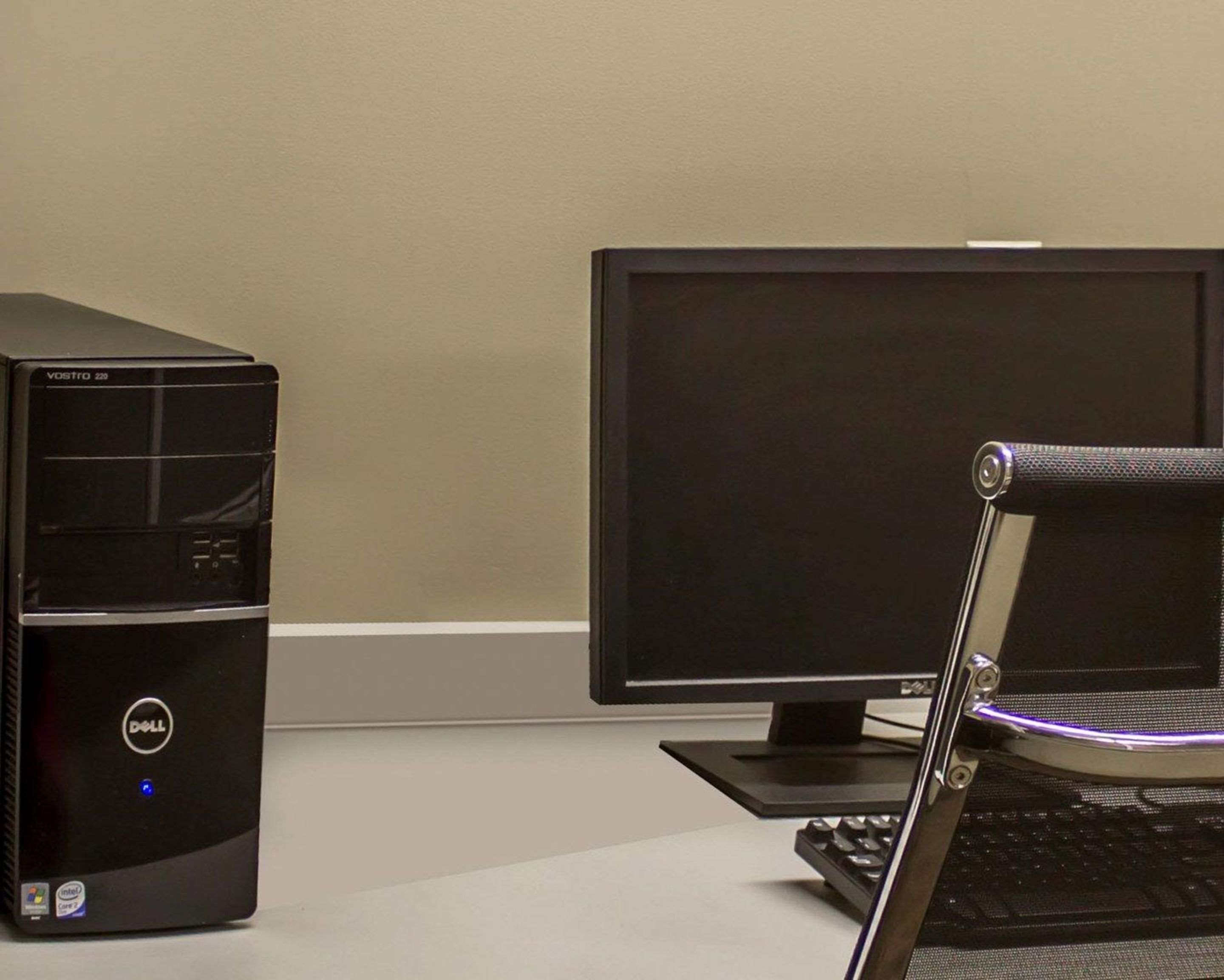 Business center with high-speed Internet access