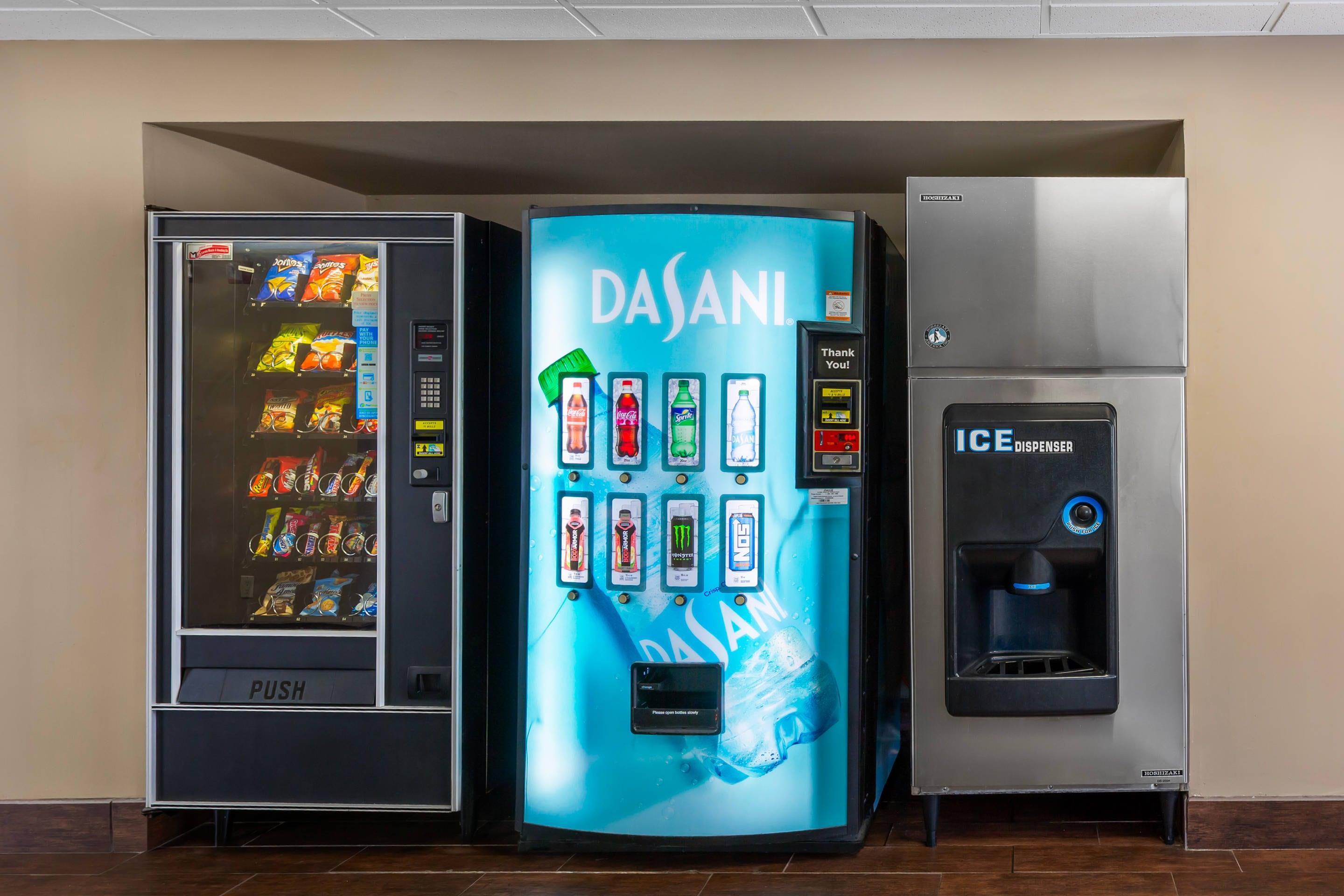 Hotel vending area