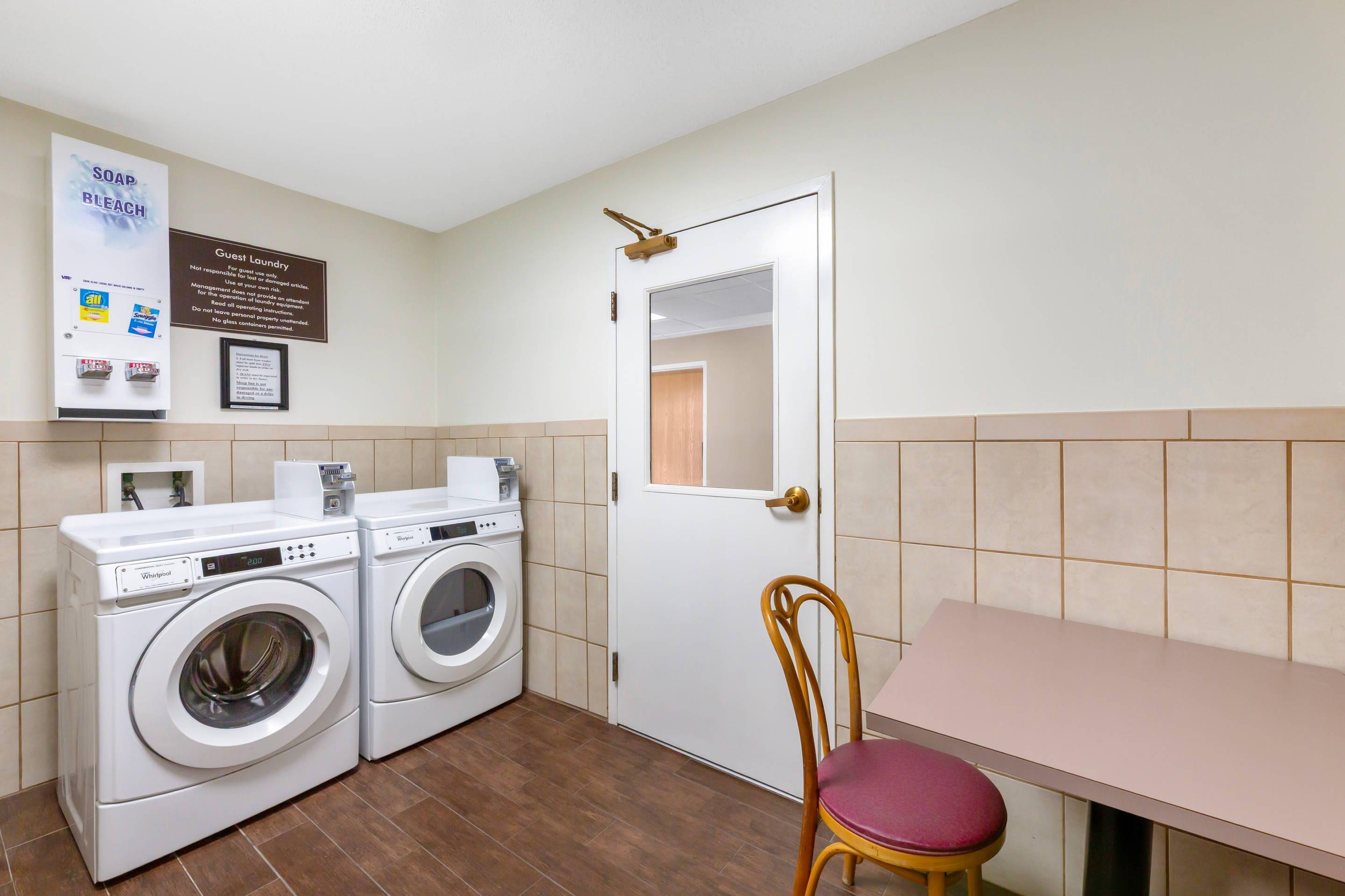 Guest laundry facilities