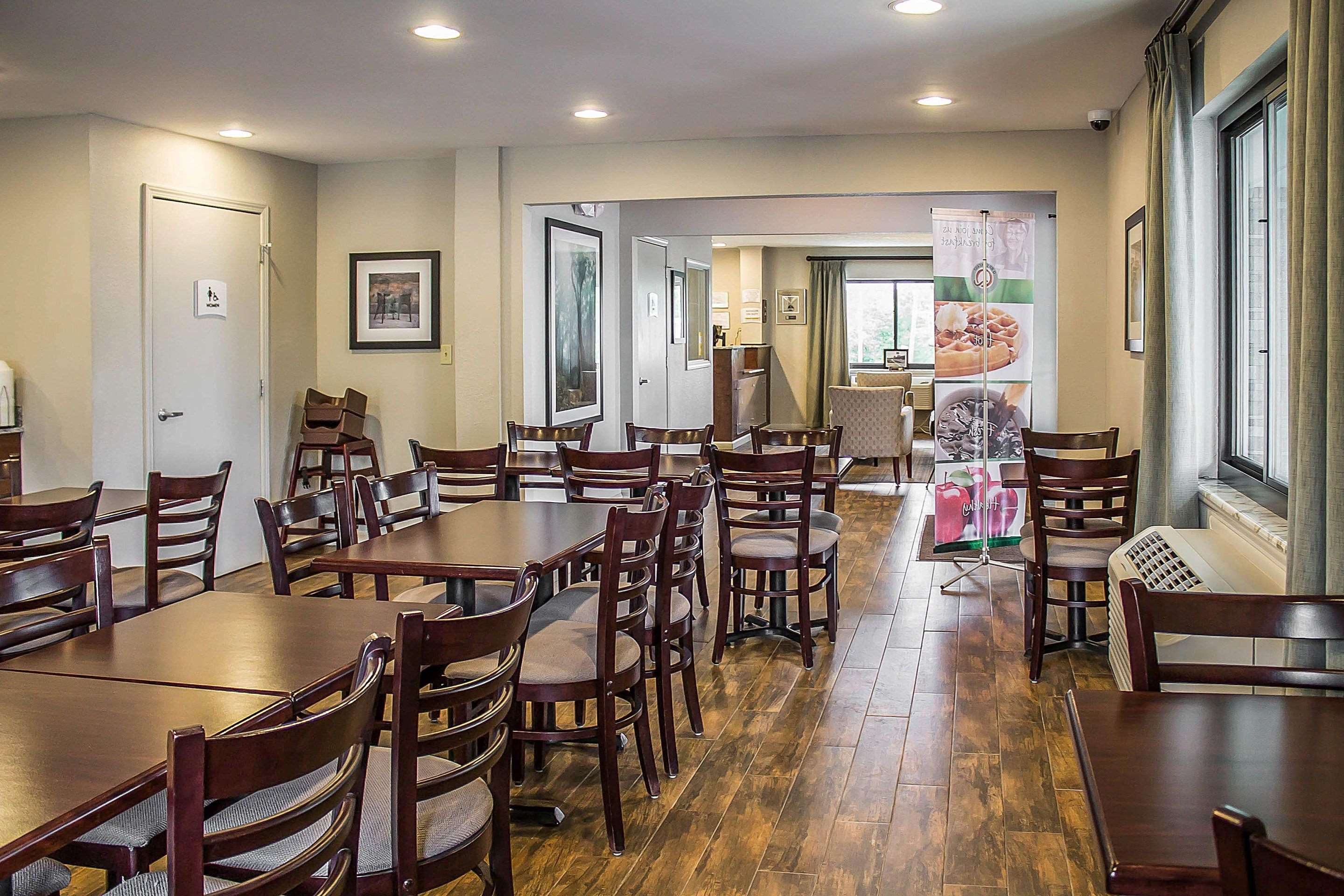 Enjoy breakfast in this seating area