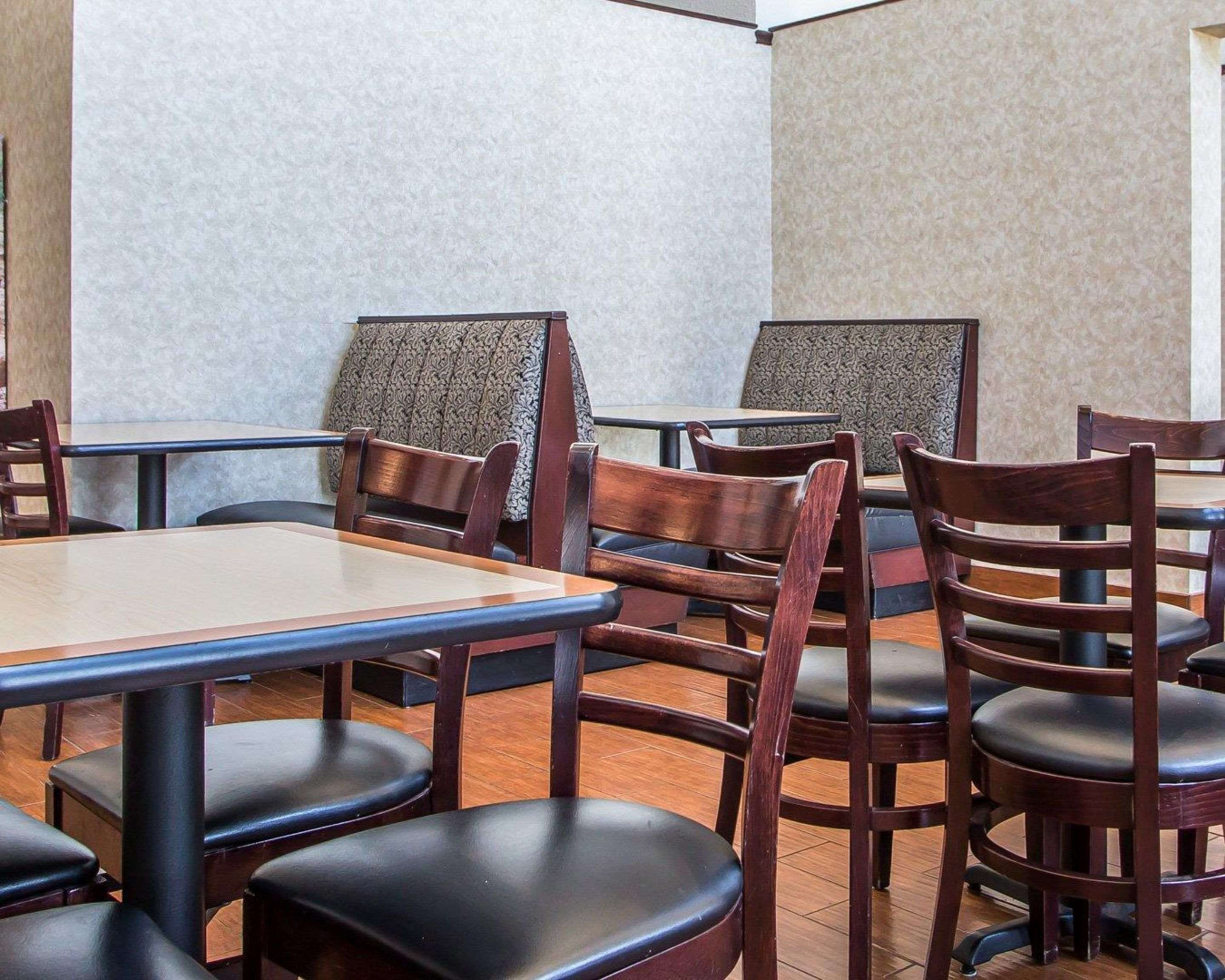 Enjoy breakfast in this seating area