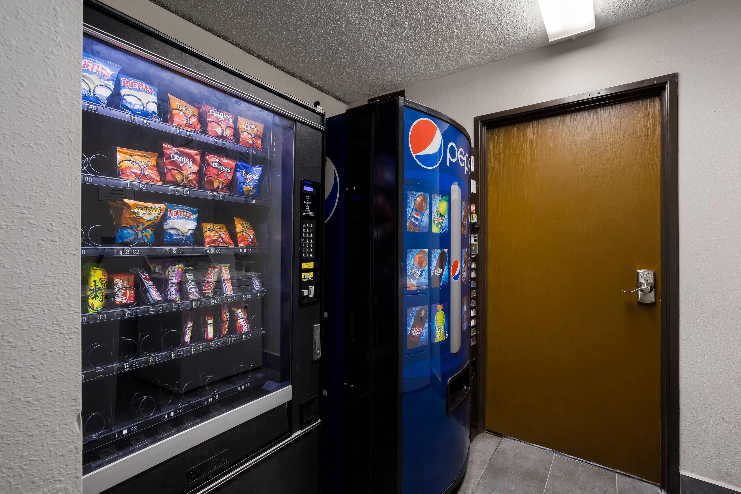 Hotel vending area