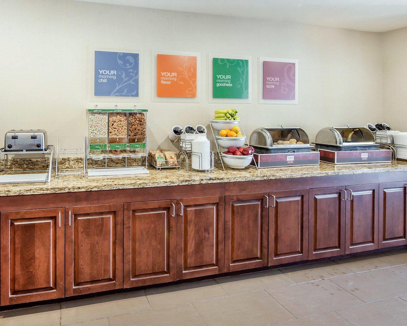 Assorted breakfast items | Comfort Suites Marietta - Parkersburg