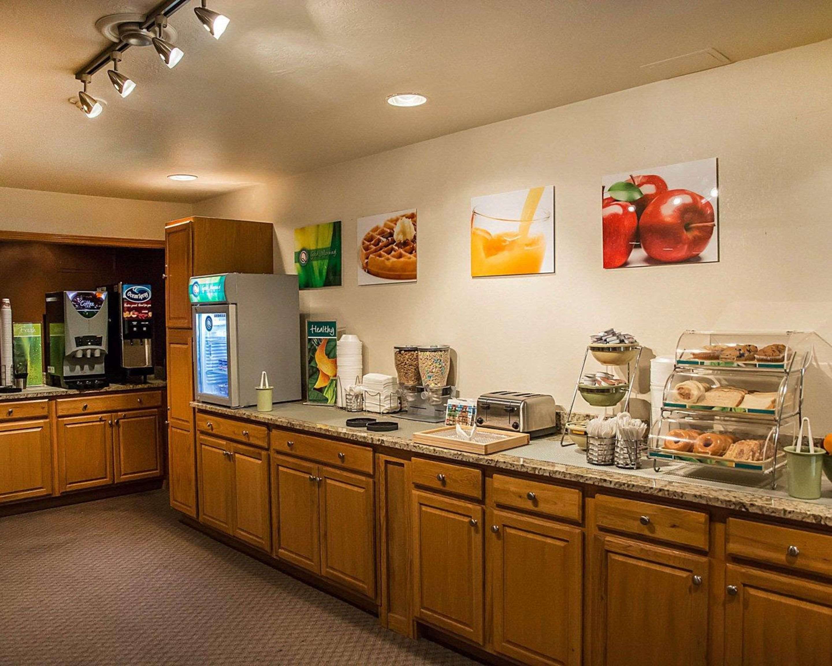 Assorted breakfast items | Quality inn & Suites Cincinnati I-275