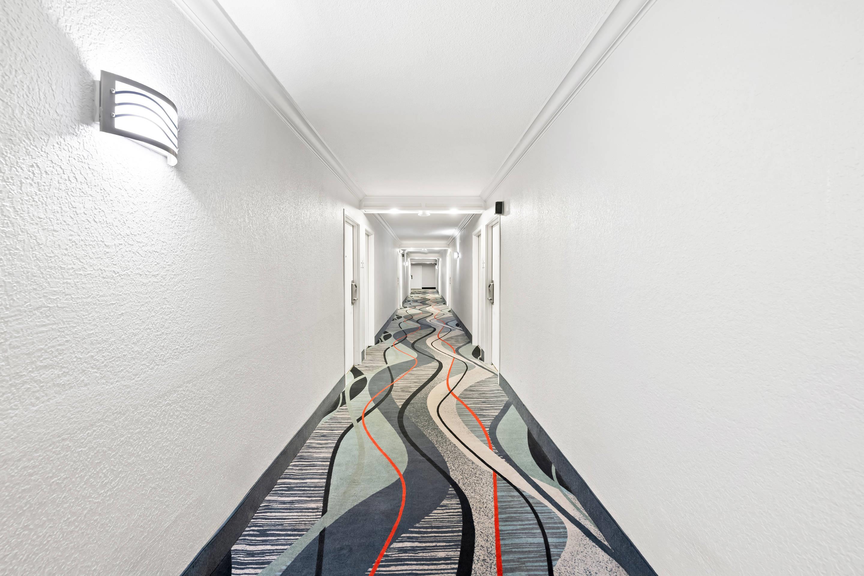Hallway | Quality Inn Dayton Airport