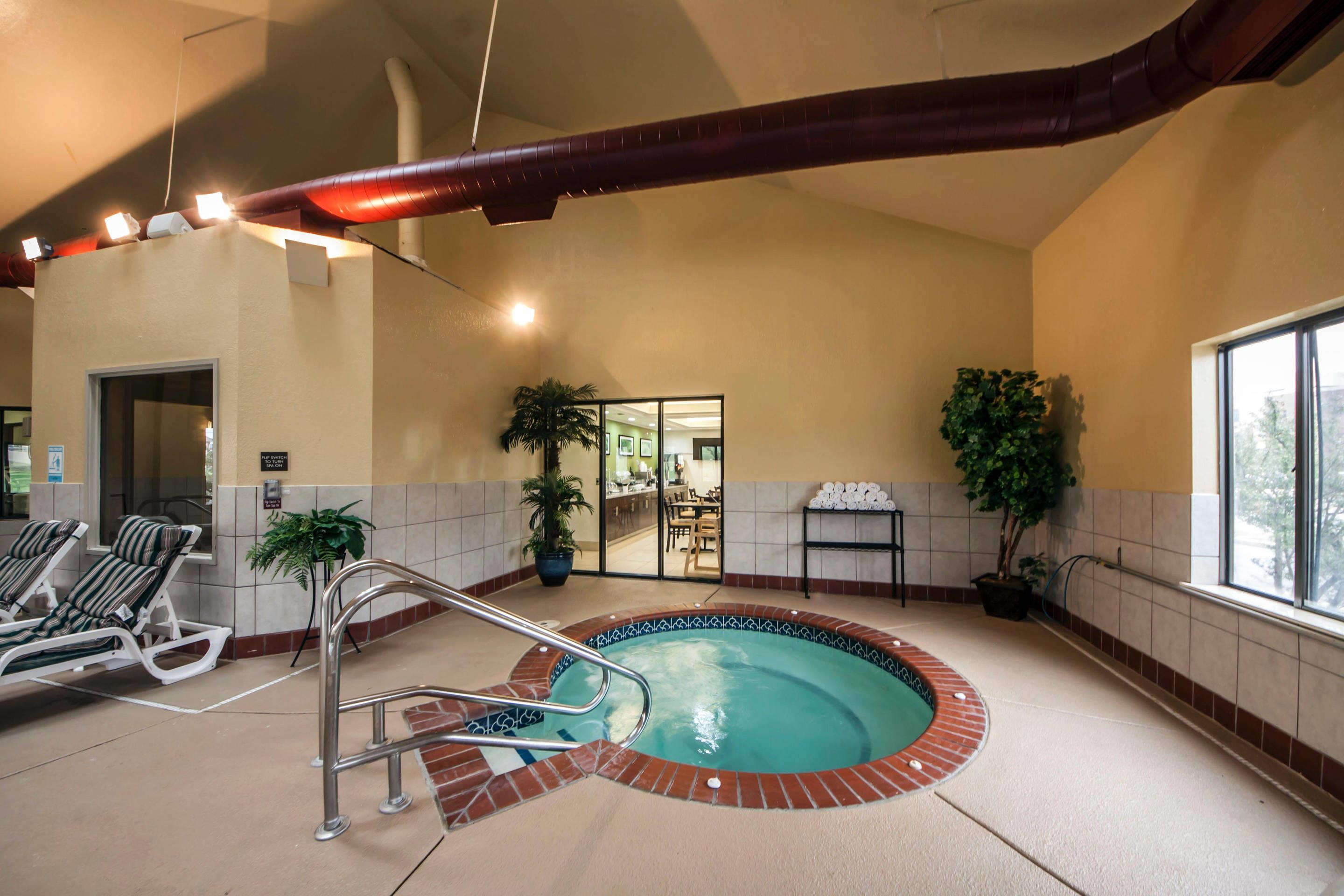 Indoor pool with hot tub | Sleep Inn & Suites Central/I-44