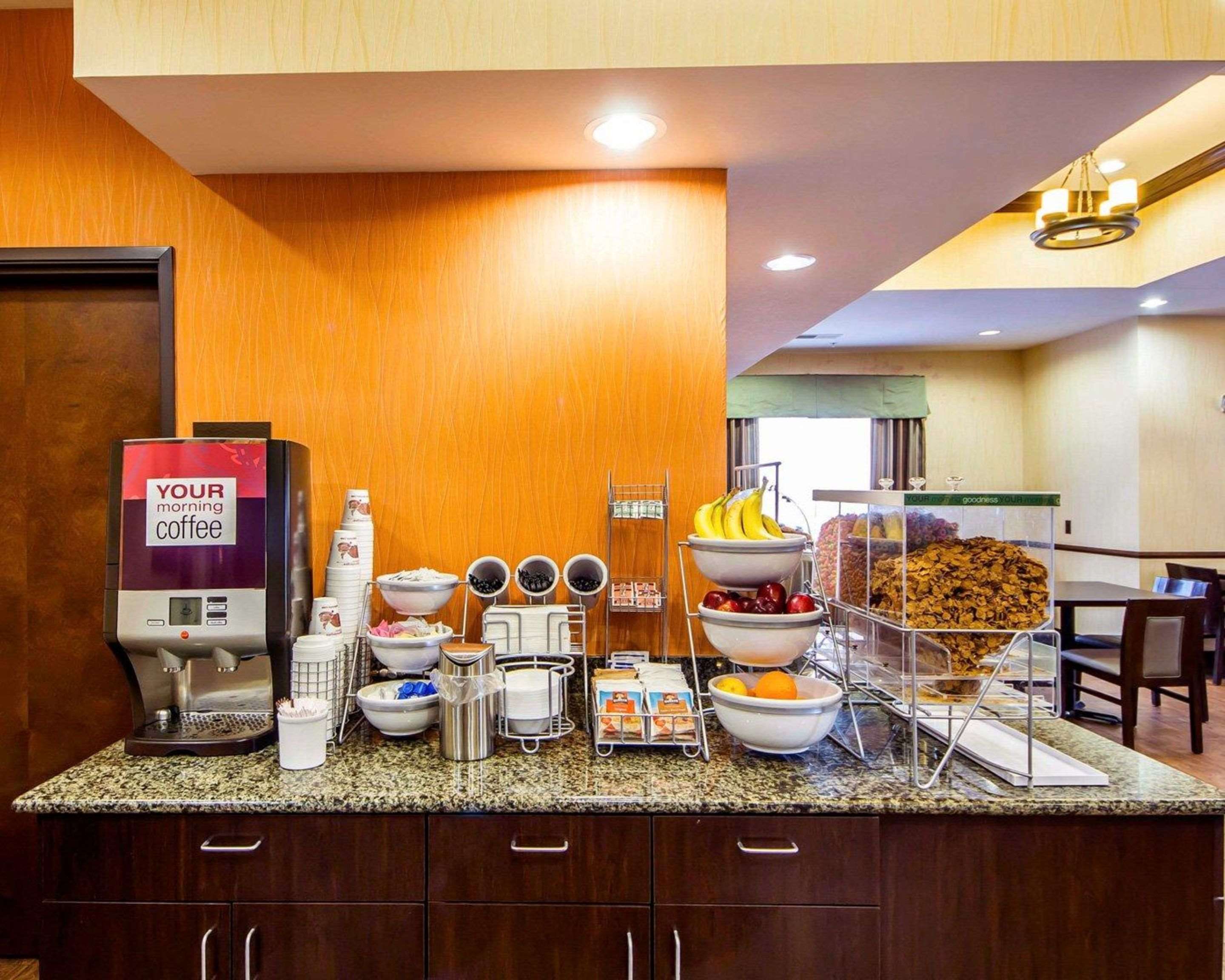 Assorted breakfast items
