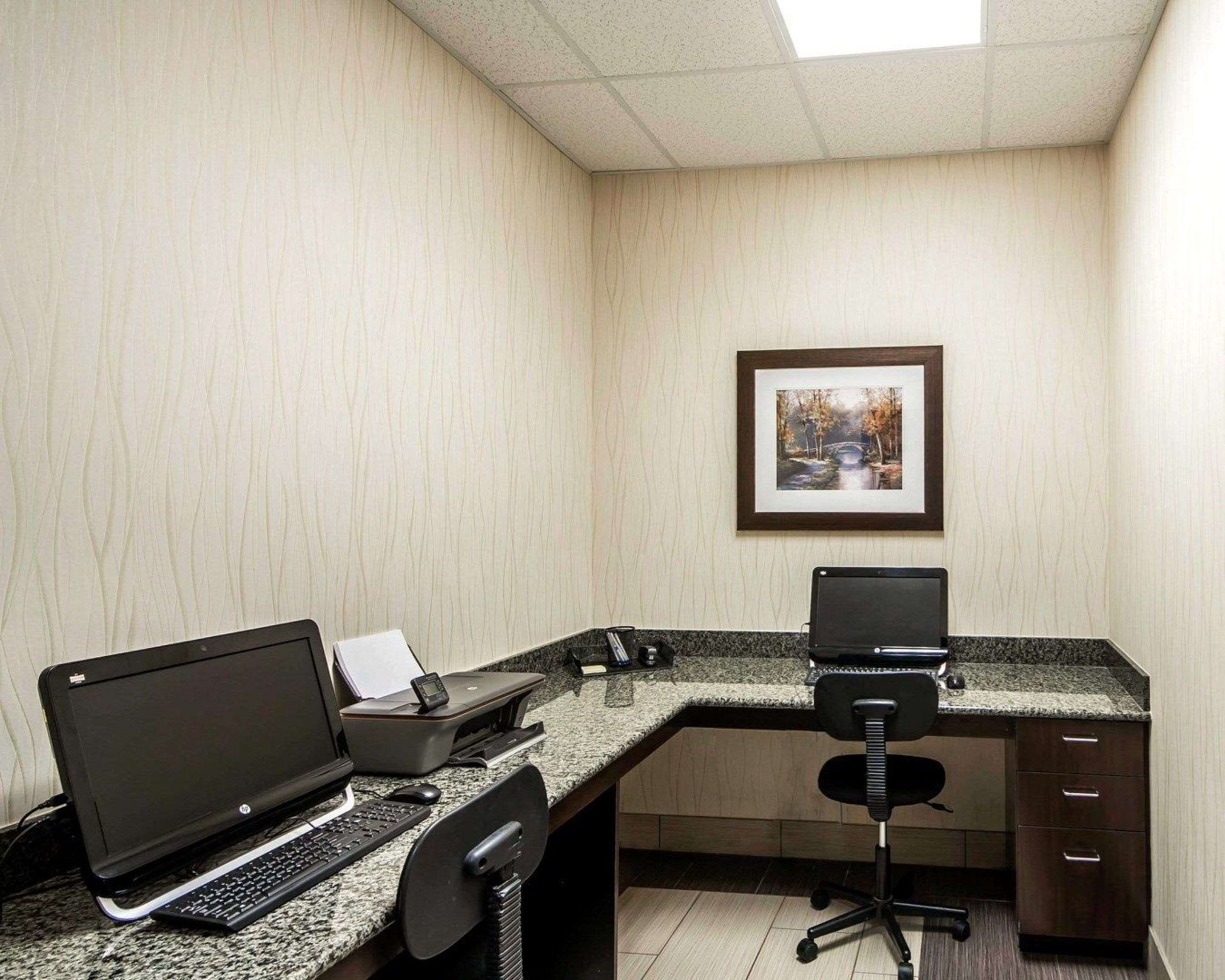 Business center with high-speed Internet access